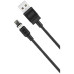 Кабель XO NB187 USB - Lightning, (M/M), 2.1A 1 м Black (6920680879632)