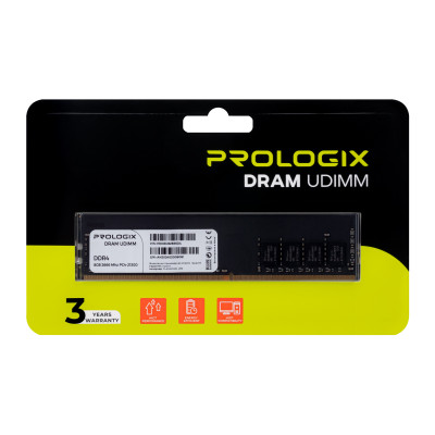 Модуль пам`ятi DDR4 8GB/2666 Prologix (PRO8GB2666D4) Модуль пам`ятi DDR4 8GB/2666 Prologix (PRO8GB2666D4)