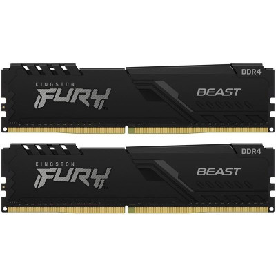 Модуль пам`ятi DDR4 2x16GB/3200 Kingston Fury Beast Black (KF432C16BB1K2/32WP) Модуль пам`ятi DDR4 2x16GB/3200 Kingston Fury Beast Black (KF432C16BB1K2/32WP)