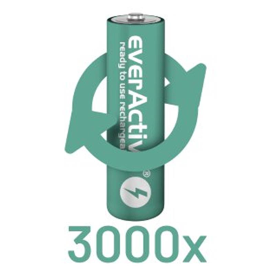 Акумулятор everActive AAA/HR03 Ni-MH 550mAh BL 4шт Акумулятор everActive AAA/HR03 Ni-MH 550mAh BL 4шт