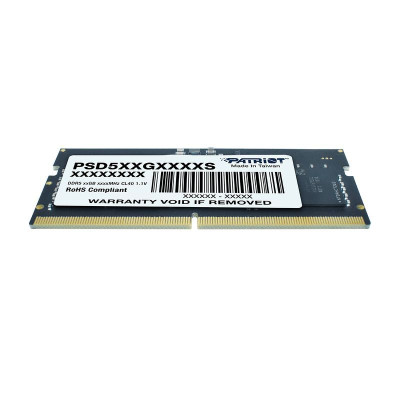 Модуль пам`яті SO-DIMM DDR5 32GB/5600 Patriot Signature Line (PSD532G56002S) Модуль пам`яті SO-DIMM DDR5 32GB/5600 Patriot Signature Line (PSD532G56002S)