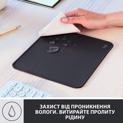 Ігрова поверхня Logitech Mouse Pad Studio Graphite (956-000049) Ігрова поверхня Logitech Mouse Pad Studio Graphite (956-000049)