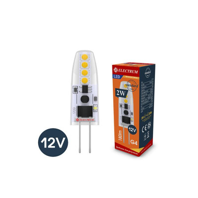 Лампа світлодіодна капсула Electrum 2W G4 3000K (A-LC-0907) Лампа світлодіодна капсула Electrum 2W G4 3000K (A-LC-0907)
