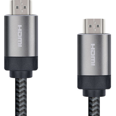 Кабель REAL-EL Premium HDMI - HDMI V 2.0 (M/M), 2 м, Grey (EL123500046) Кабель REAL-EL Premium HDMI - HDMI V 2.0 (M/M), 2 м, Grey (EL123500046)