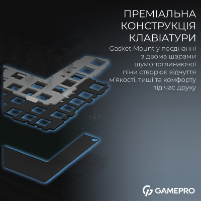 Клавіатура GamePro Asgard Valhalla Max MK160B Max USB Black