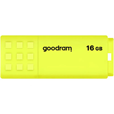 Флеш-накопичувач USB2.0 16GB Goodram UME2 Yellow (UME2-0160Y0R11) Флеш-накопичувач USB2.0 16GB Goodram UME2 Yellow (UME2-0160Y0R11)