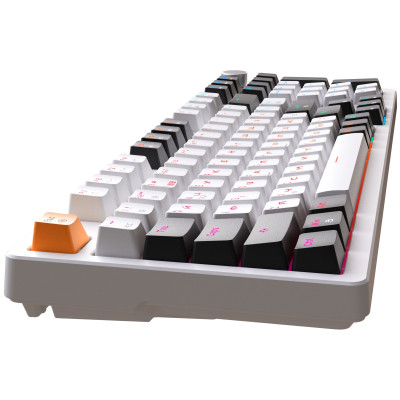 Клавіатура GamePro MK170W Red з Hot-Swap RGB White Клавіатура GamePro MK170W Red з Hot-Swap RGB White