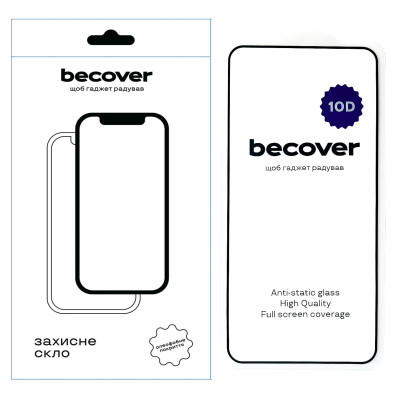 Захисне скло BeCover для Samsung Galaxy S25+ SM-S936 Black 10D (712722) Захисне скло BeCover для Samsung Galaxy S25+ SM-S936 Black 10D (712722)