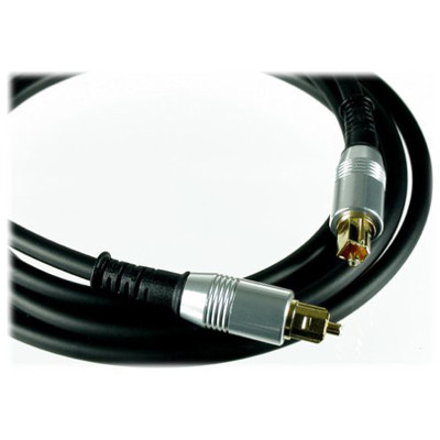 Кабель оптоволоконний Atcom Toslink - Toslink (M/M), 1.8 м, чорний (10703) пакет Кабель оптоволоконний Atcom Toslink - Toslink (M/M), 1.8 м, чорний (10703) пакет