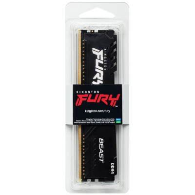 Модуль пам`ятi DDR4 16GB/3200 Kingston Fury Beast Black (KF432C16BB1/16) Модуль пам`ятi DDR4 16GB/3200 Kingston Fury Beast Black (KF432C16BB1/16)