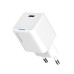 Мережевий зарядний пристрій ColorWay GaN Mini 25W PD Port PPS USB-C White (CW-CHS052PD-WT)