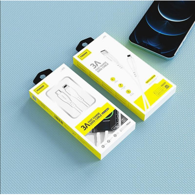 Кабель Foneng X75 USB-C - Lightning (M/M), 1 м, White (X75-CA-TCIP) Кабель Foneng X75 USB-C - Lightning (M/M), 1 м, White (X75-CA-TCIP)