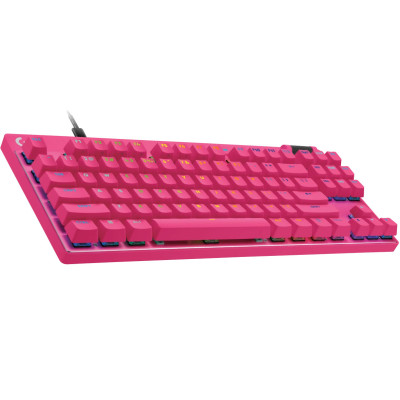 Клавiатура Logitech G PRO X TKL Rapid Magenta (920-013253) Клавiатура Logitech G PRO X TKL Rapid Magenta (920-013253)