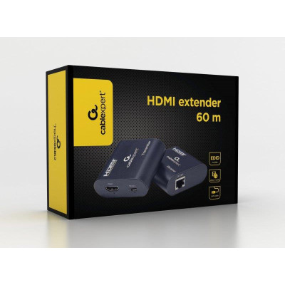 Подовжувач Cablexpert HDMI - RJ-45 (F/F), до 60 м, Black (DEX-HDMI-03) Подовжувач Cablexpert HDMI - RJ-45 (F/F), до 60 м, Black (DEX-HDMI-03)