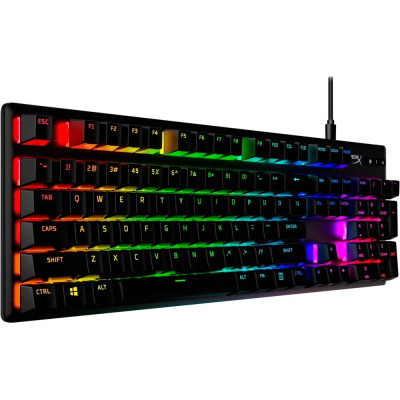 Клавіатура HyperX Alloy Origins Red RGB PBT ENG/RU Black (639N3AA) Клавіатура HyperX Alloy Origins Red RGB PBT ENG/RU Black (639N3AA)