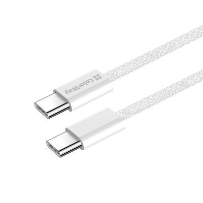 Кабель ColorWay USB Type-C + USB Type-C (M/M), 3.0 А, 1 м, Grey (CW-CBPDCC061-GR) Кабель ColorWay USB Type-C + USB Type-C (M/M), 3.0 А, 1 м, Grey (CW-CBPDCC061-GR)