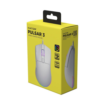 Миша Hator Pulsar 3 White (HTM611) Миша Hator Pulsar 3 White (HTM611)