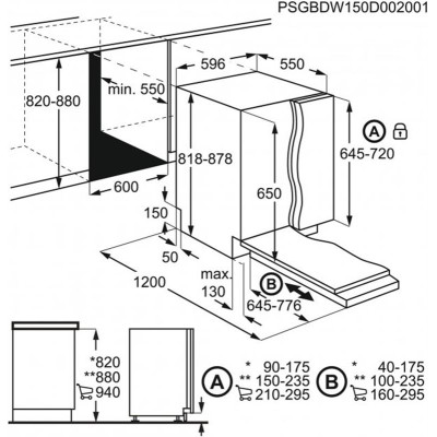 Вбудована посудомийна машина Electrolux EMG48200L
