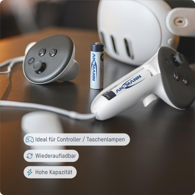 Акумулятори Ansmann AAA/HR03 NI-MH 1100 mAh BL 4 шт Акумулятори Ansmann AAA/HR03 NI-MH 1100 mAh BL 4 шт