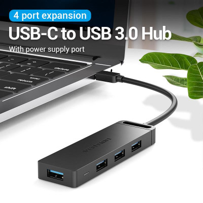 USB-хаб Vention TGKBB 4 ports Black USB-хаб Vention TGKBB 4 ports Black