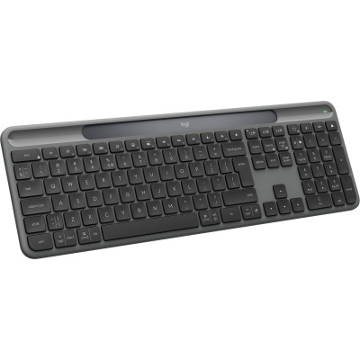 Клавiатура бездротова Logitech Slim Solar+ for Business Graphite (920-013779)