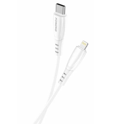 Кабель Foneng X75 USB-C - Lightning (M/M), 1 м, White (X75-CA-TCIP) Кабель Foneng X75 USB-C - Lightning (M/M), 1 м, White (X75-CA-TCIP)
