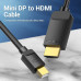 Кабель Vention MiniDisplayPort - HDMI V 1.4 (M/M), 3 м, чорний (HAHBI) Кабель Vention MiniDisplayPort - HDMI V 1.4 (M/M), 3 м, чорний (HAHBI)