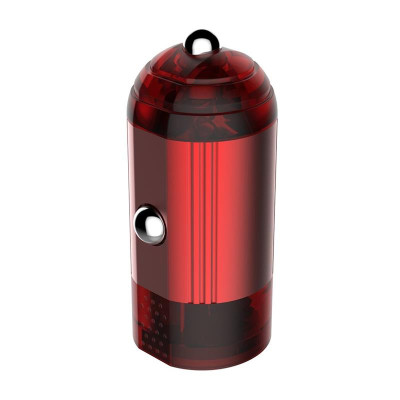 Автомобільний зарядний пристрій ColorWay (1USBх3А) QC3.0 Red (CW-CHA012Q-RD) Автомобільний зарядний пристрій ColorWay (1USBх3А) QC3.0 Red (CW-CHA012Q-RD)
