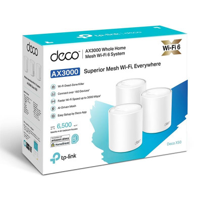 WiFi Mesh-система TP-Link Deco X50(3-pack) WiFi Mesh-система TP-Link Deco X50(3-pack)