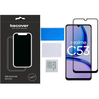 Захисне скло BeCover для Realme C53 Black (710105)