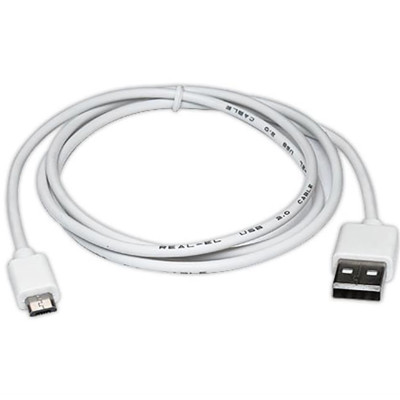 Кабель REAL-EL Pro USB - micro USB V 2.0 (M/M), 0.6 м, білий (EL123500022) Кабель REAL-EL Pro USB - micro USB V 2.0 (M/M), 0.6 м, білий (EL123500022)
