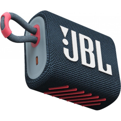Акустична система JBL GO 3 Blue Pink (JBLGO3BLUP)