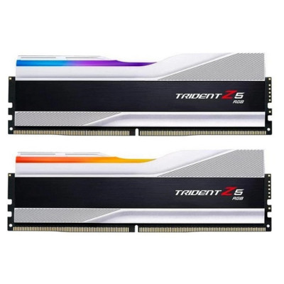 Модуль пам`ятi DDR5 2x16GB/6000 G.Skill Trident Z5 RGB Silver (F5-6000J3636F16GX2-TZ5RS) Модуль пам`ятi DDR5 2x16GB/6000 G.Skill Trident Z5 RGB Silver (F5-6000J3636F16GX2-TZ5RS)