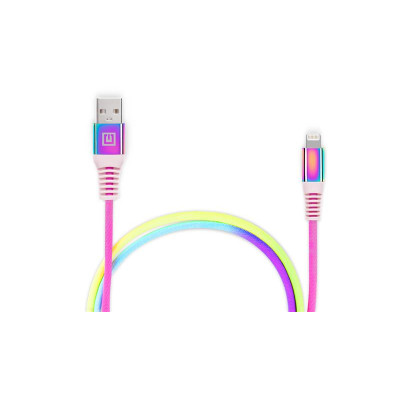 Кабель REAL-EL USB - Lightning (M/M), 1 м, Rainbow (EL123500051) Кабель REAL-EL USB - Lightning (M/M), 1 м, Rainbow (EL123500051)