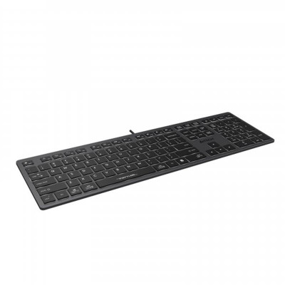 Клавіатура A4Tech Fstyler FX60H Grey White Backlit ENG / UKR