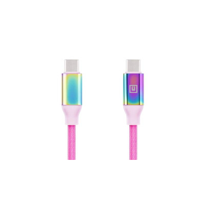 Кабель REAL-EL Premium USB Type-C - USB Type-C (M/M), 1 м, Rainbow (EL123500053) Кабель REAL-EL Premium USB Type-C - USB Type-C (M/M), 1 м, Rainbow (EL123500053)