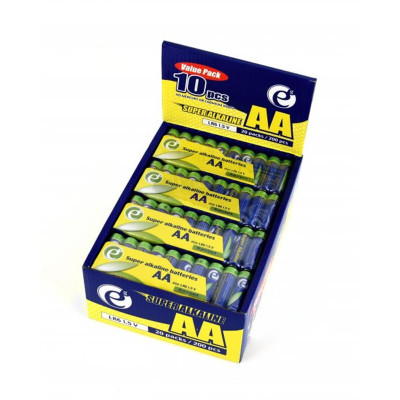 Батарейка EnerGenie Super Alkaline AA/LR06 10 шт (EG-BA-AASA-01) Батарейка EnerGenie Super Alkaline AA/LR06 10 шт (EG-BA-AASA-01)