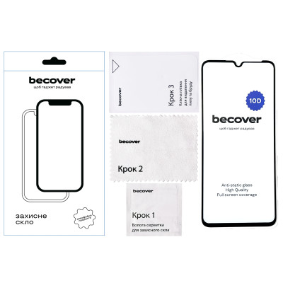 Захисне скло BeCover для Honor X7a 10D Black (711334)
