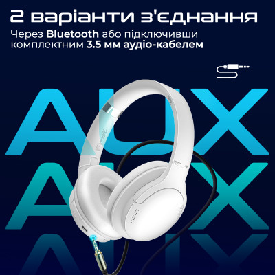 Bluetooth-гарнітура Promate LaBoca-Pro White Bluetooth-гарнітура Promate LaBoca-Pro White