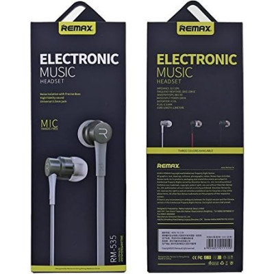 Гарнітура Remax RM-535 Silver (6954851211150)