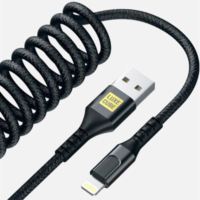Кабель Luxe Cube Dynamic USB - Lightning (M/M), 1.5 м, Black (4446689101557) Кабель Luxe Cube Dynamic USB - Lightning (M/M), 1.5 м, Black (4446689101557)