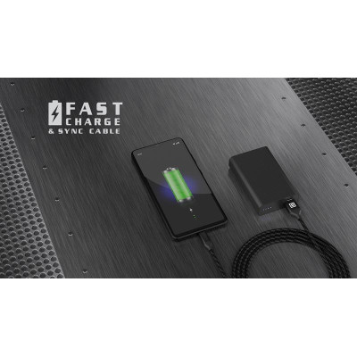 Кабель REAL-EL Premium Fabric USB - micro USB (M/M), 2 м, Black (EL123500048) Кабель REAL-EL Premium Fabric USB - micro USB (M/M), 2 м, Black (EL123500048)