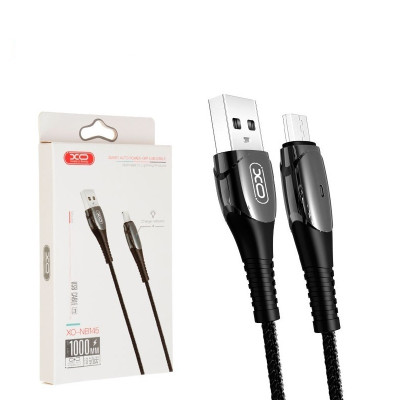 Кабель XO NB145 USB - Lightning, (M/M), 2.4A 1 м Black (6920680869558)