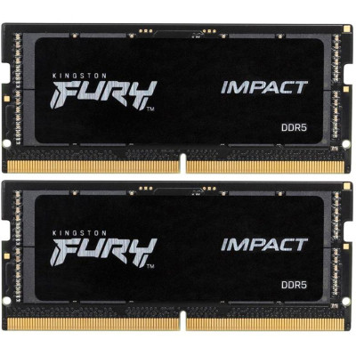 Модуль пам`ятi SO-DIMM DDR5 2x32GB/5600 Kingston Fury Impact (KF556S40IBK2-64) Модуль пам`ятi SO-DIMM DDR5 2x32GB/5600 Kingston Fury Impact (KF556S40IBK2-64)