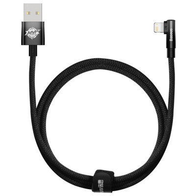 Кабель Baseus MVP 2 USB - Lightning (M/M), 2.4A, 1 м Black (CAVP000001) Кабель Baseus MVP 2 USB - Lightning (M/M), 2.4A, 1 м Black (CAVP000001)