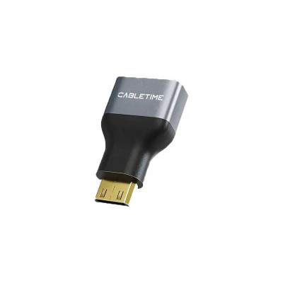 Перехідник Cabletime mini HDMI - HDMI (F/M), 0.1 м (CP45G)