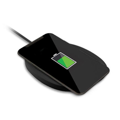 Бездротовий зарядний пристрій REAL-EL WL-740 2.4A 15W Black Бездротовий зарядний пристрій REAL-EL WL-740 2.4A 15W Black