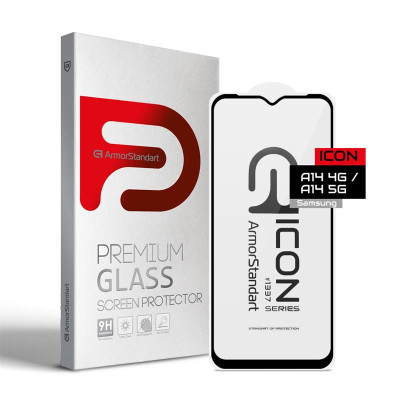 Захисне скло Armorstandart Icon для Samsung Galaxy A14 SM-A145 Black (ARM66210) Захисне скло Armorstandart Icon для Samsung Galaxy A14 SM-A145 Black (ARM66210)