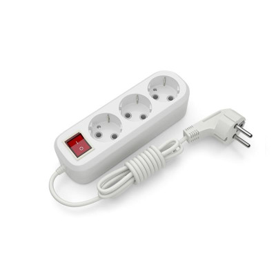 Подовжувач блоковий (ABS) Electrum 3гнізда 3м із заземленням та вимикачем C-ES-1813 Подовжувач блоковий (ABS) Electrum 3гнізда 3м із заземленням та вимикачем C-ES-1813