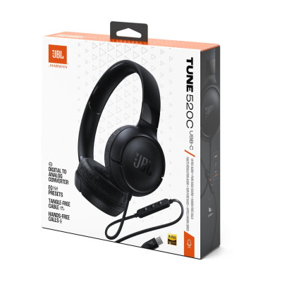 Гарнiтура JBL Tune 520C Black (JBLT520CBLK) Гарнiтура JBL Tune 520C Black (JBLT520CBLK)